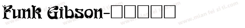 Funk Gibson字体转换